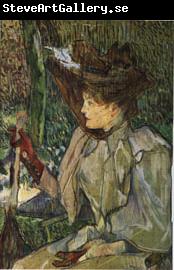 Henri De Toulouse-Lautrec Woman with Gloves
